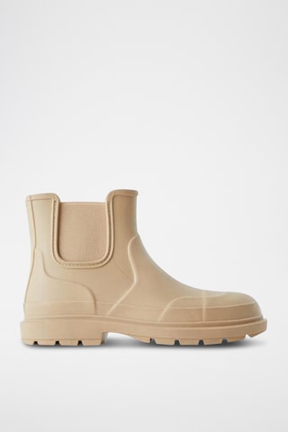 Bottines Chelsea de pluie - Ecru