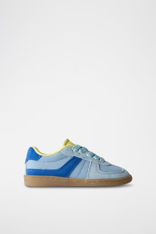 Baskets en nubuck - Ciel