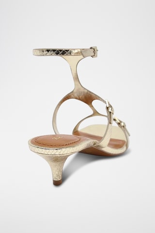 Sandales à talons - Doré