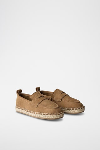 Mocassins en nubuck - Marron