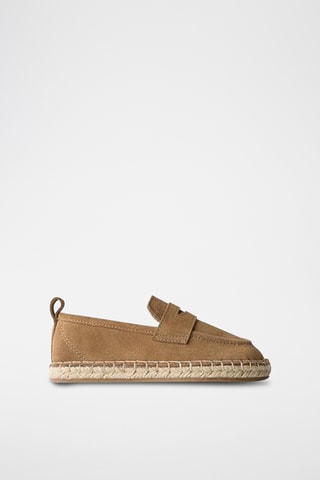 Mocassins en nubuck - Marron