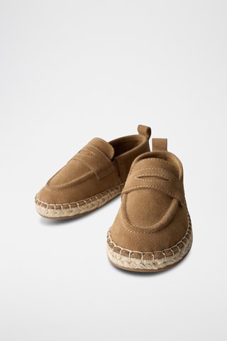Mocassins en nubuck - Marron