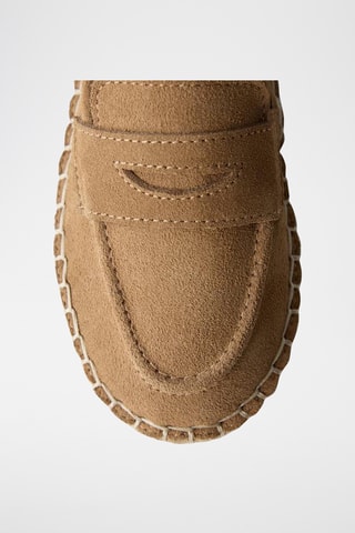 Mocassins en nubuck - Marron