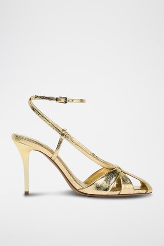 Sandales à talons - Doré