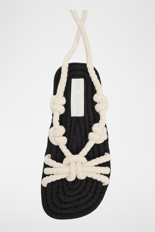 Spartiates plateformes - Ecru