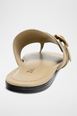 Sandales en nubuck - Beige