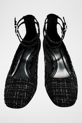 Escarpins en tweed - Noir