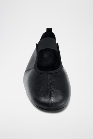 Babies en cuir - Noir