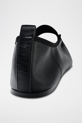 Babies en cuir - Noir