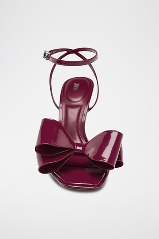 Sandales à talons - Rouge