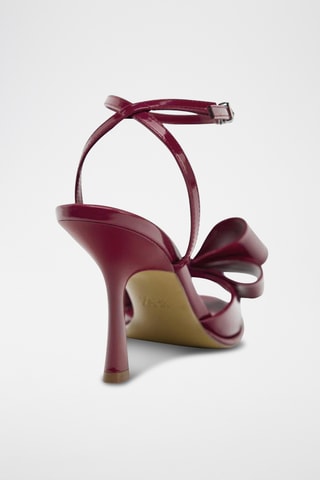 Sandales à talons - Rouge