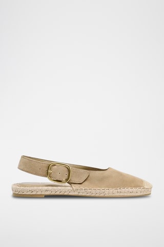 Sandales en nubuck - Beige