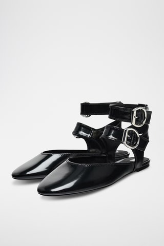 Ballerines vernies - Noir