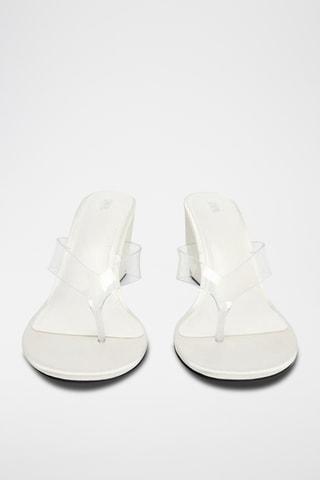 Sandales compensées - Ecru