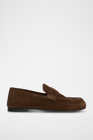 Mocassins en nubuck - Marron