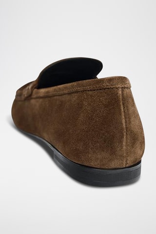 Mocassins en nubuck - Marron