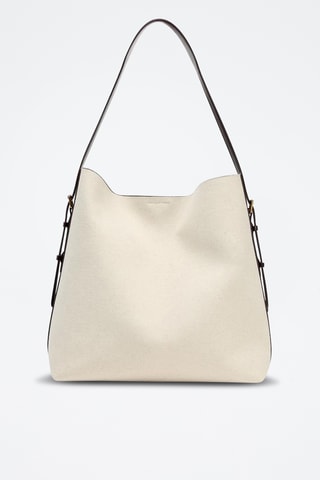 Sac porté épaule - Ecru