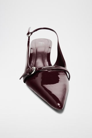 Escarpins vernis - Bordeaux