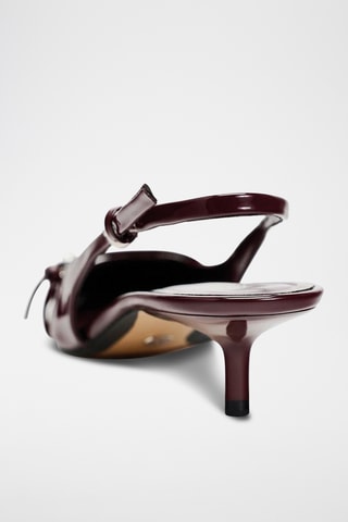 Escarpins vernis - Bordeaux