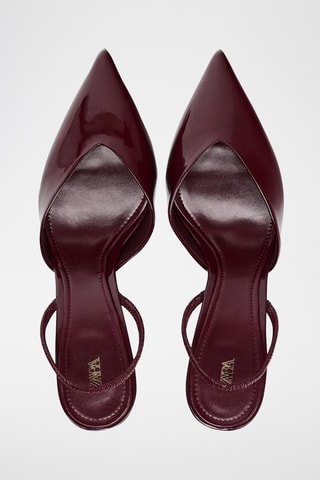 Escarpins vernis - Bordeaux