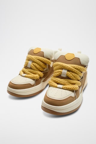 Baskets montantes - Beige