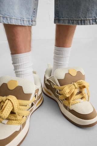 Baskets montantes - Beige