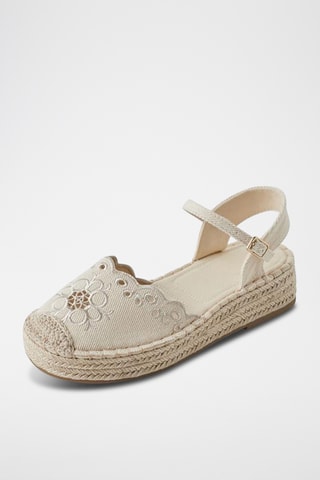 Espadrilles plateformes - Ecru