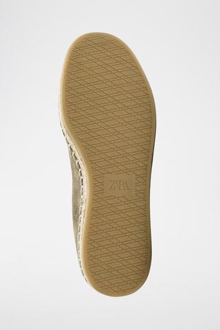 Baskets en nubuck - Kaki