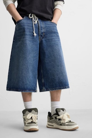 Baskets montantes - Gris clair et blanc