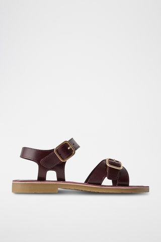 Sandales en cuir - Marron