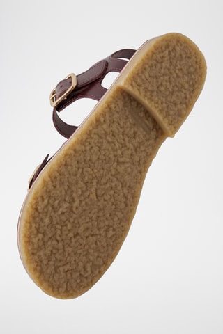 Sandales en cuir - Marron