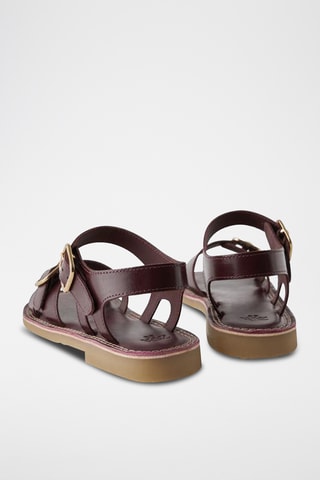 Sandales en cuir - Marron