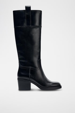 Bottes en cuir - Noir
