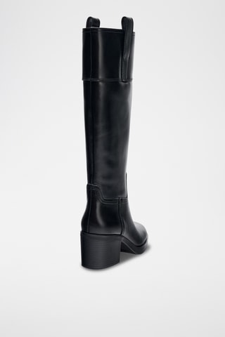 Bottes en cuir - Noir