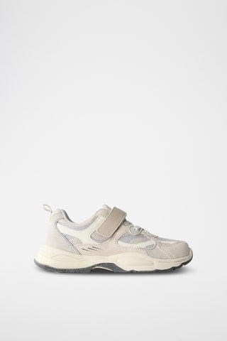 Baskets en cuir - Ecru