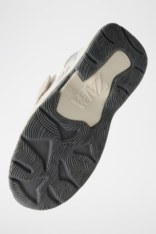 Baskets en cuir - Ecru