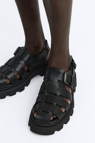 Sandales plateformes - Noir