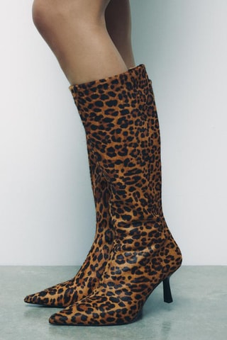 Bottes en cuir - Marron
