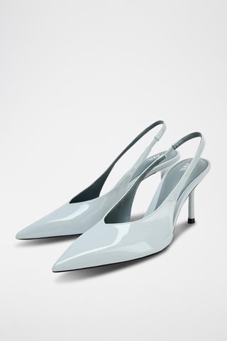 Escarpins vernis - Bleu clair