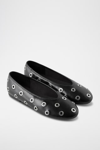 Ballerines - Noir et argenté