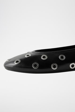 Ballerines - Noir et argenté