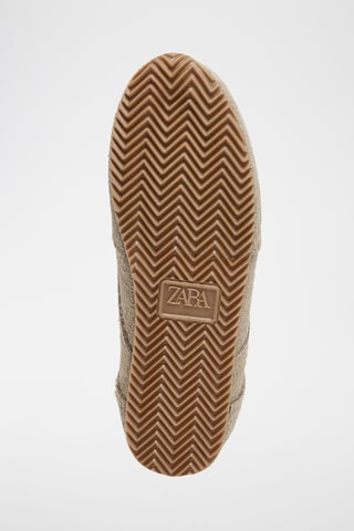 Baskets en cuir - Vert d’eau