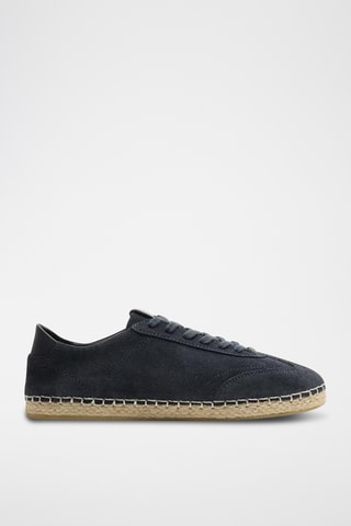 Baskets en nubuck - Bleu nuit