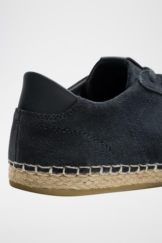 Baskets en nubuck - Bleu nuit