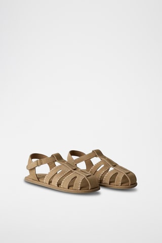 Sandales en nubuck - Beige