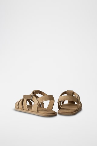 Sandales en nubuck - Beige