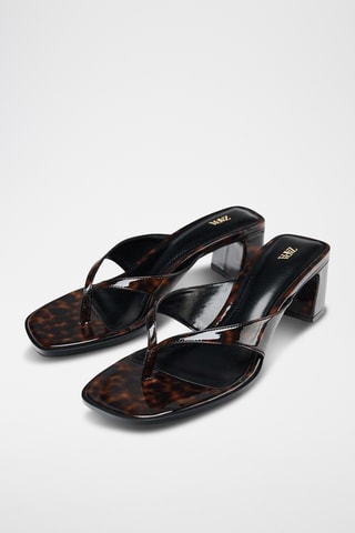 Sandales à talons - Marron