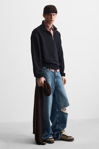 Baskets en nubuck - Marron