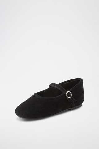 Babies en nubuck - Noir