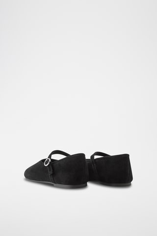 Babies en nubuck - Noir